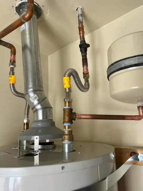 Water heater installation and plumbing repair in Hardscrabble
